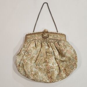 Vintage 1920s Brocade Evening Bag
